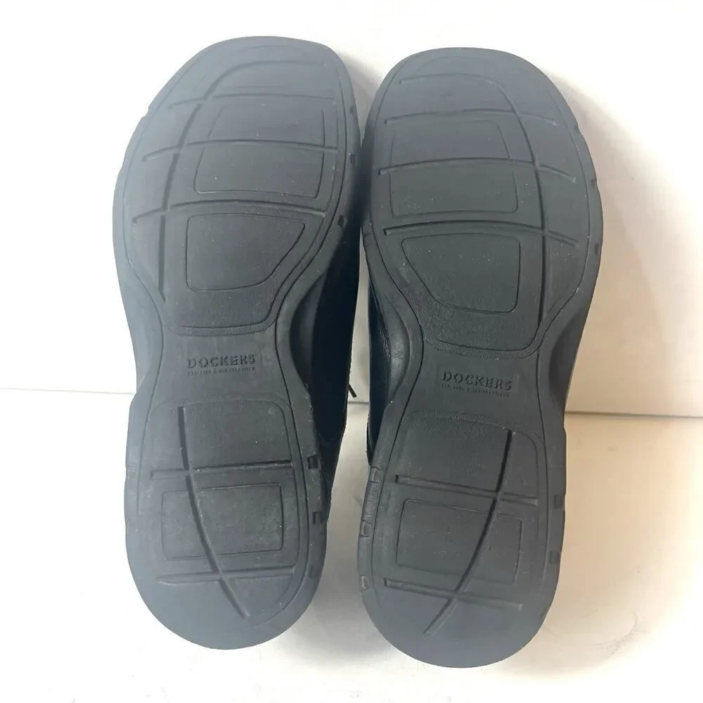 Dockers Mens Size 11 M Comfort Casual Black Leather Oxford Everyday Driving Shoe